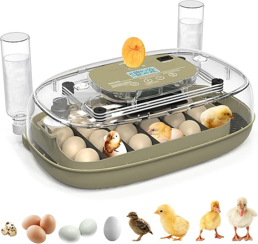 24 Egg Incubators for Hatching, Automatic Egg Turning and Temperature Control by Unknown