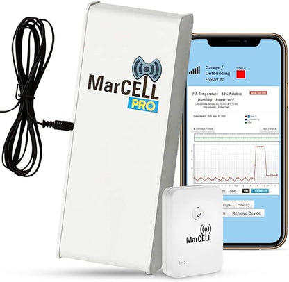 MarCELL PRO - Professional Level Remote Temperature, Humidity & Power and Water by MarcellMonitoringSystems