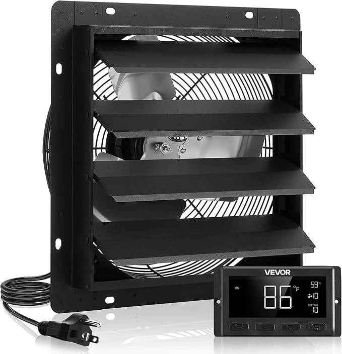 VEVOR 14 inch Exhaust Fan, Wall Mounted Attic Fan by VEVOR