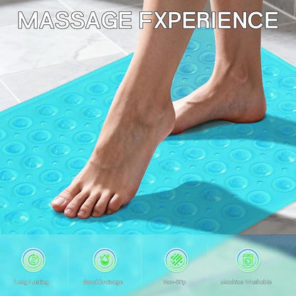 Anti-Slip Bathtub Shower mat, 27.5×14.5（Approximately 70×37cm） inch Soft - Image 4
