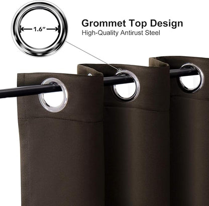 ChrisDowa Grommet Blackout Curtains - Image 2