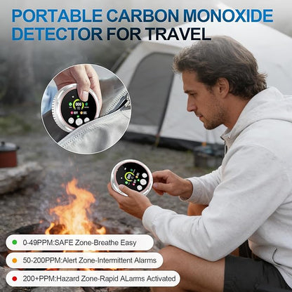 5 in 1 Smoke Detector Carbon Monoxide Detectors Plug in, Natural Gas Leak - Image 5