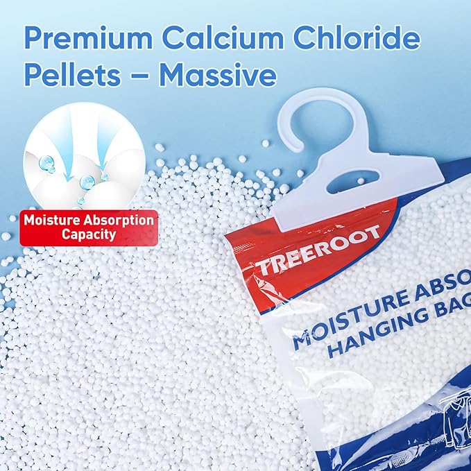 15 Pack Moisture Absorbers for Closet, 9.8OZ Hanging Closet Dehumidifier Bags - Image 6