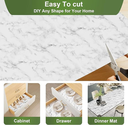 Moriah Shelf Liner Non Adhesive, Kitchen Drawer Liner Non Slip Waterproof - Image 6