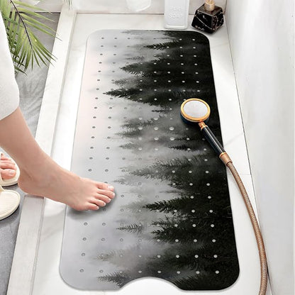 Misty Forest Bathtub Mat Non Slip, Baby Bath Mat - Image 2