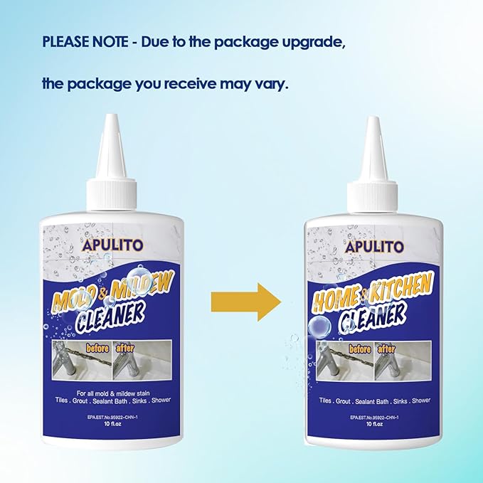 APULITO Household Cleaner Gel for Bathroom Shower Kitchen Tile Grout, Sinks - Image 7