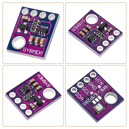 4pcs BME280 5V Sensor Module GY-BME280-5 Atmospheric Pressure Sensor - Image 6