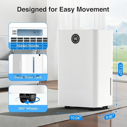ZAFRO Dehumidifier for Home & Basement - Image 7