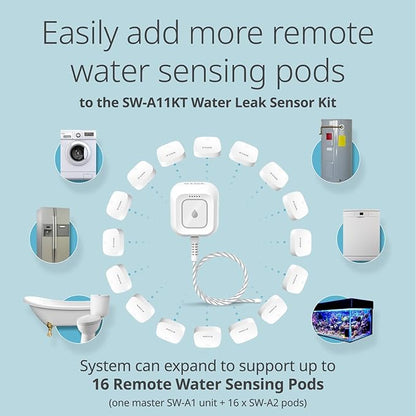 D-Link Add-on Remote Battery-Powered Water Leak Sensing Pod, Long-Range - Image 5