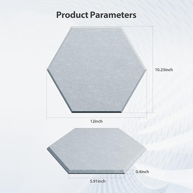 12 Pack Acoustic Panels Self Adhesive Sound Proof Foam, High Density Sound - Image 6