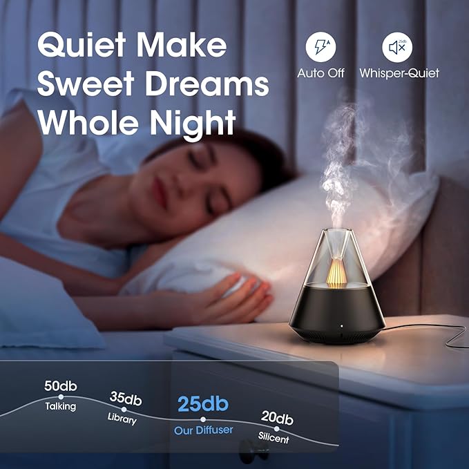 Essential Oil Diffuser, Modern Style Aromatherapy Aroma Diffusers - Image 6