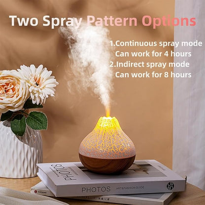 Mini Colorful Cool Humidifier, Volcano Shape Humidifier, USB Personal Desktop - Image 2
