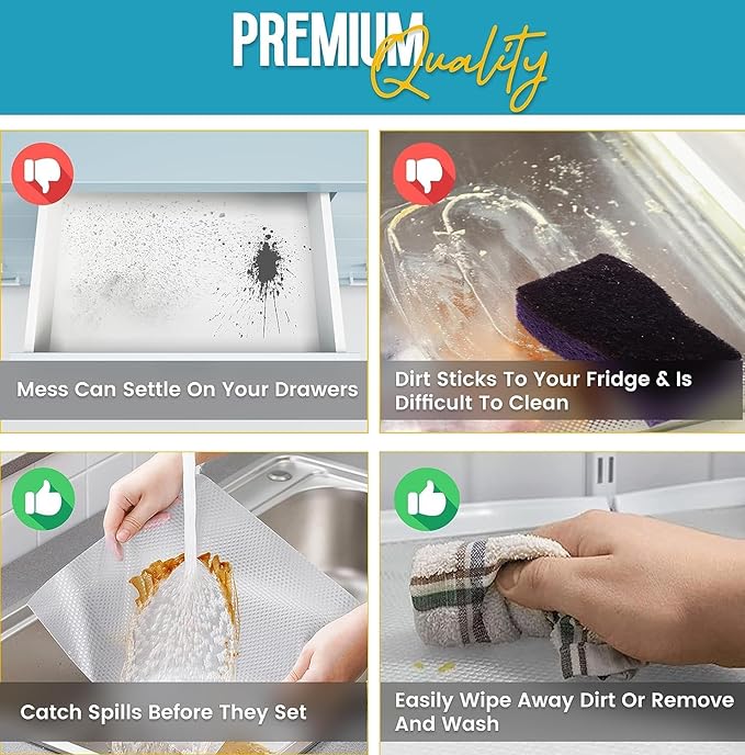 Refrigerator Liners for Shelves by Linda’s Essentials - Image 7
