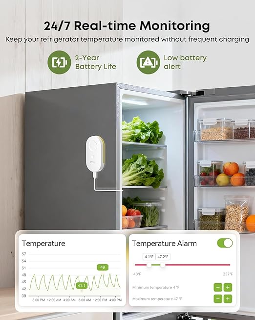 MOCREO WiFi Refrigerator Thermometer - Image 5