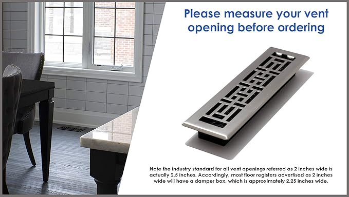 Decor Grates PL214-WH Floor Register - Image 3