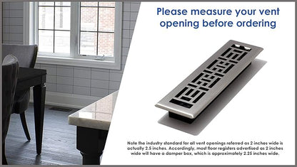 Decor Grates PL214-WH Floor Register - Image 3