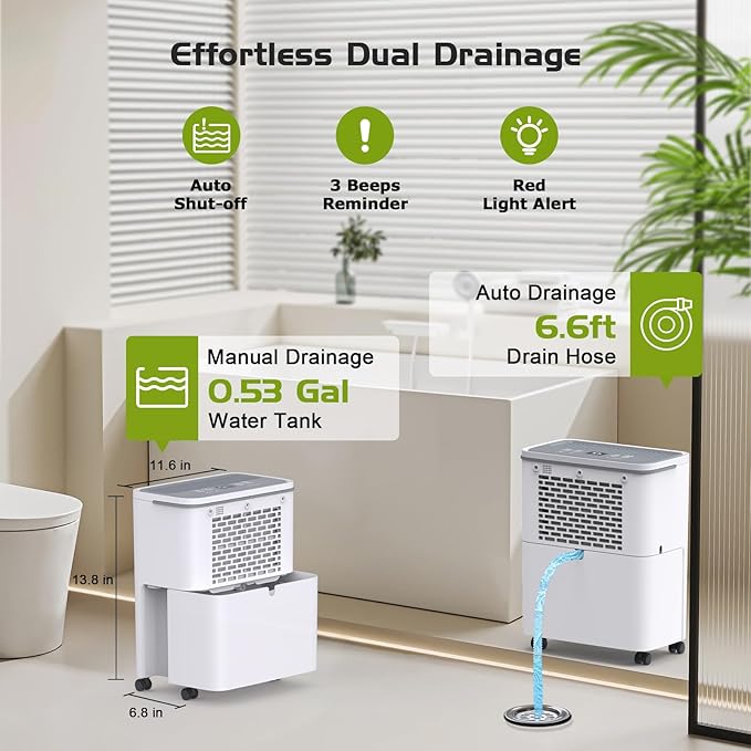 2500 Sq. Ft Dehumidifier for Home - Image 4