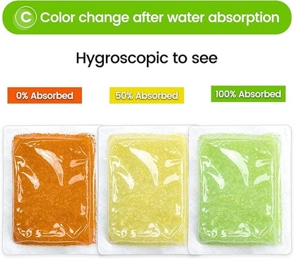 30Pcs 100 Gram Rechargeable Desiccant Packs, Moisture Absorbing Bag, Silica Gel - Image 4