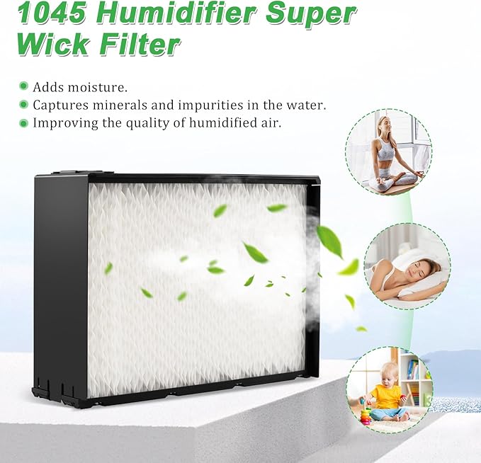2 Pack 1045 Super Wick Humidifier Filter Replacement Compatible - Image 5