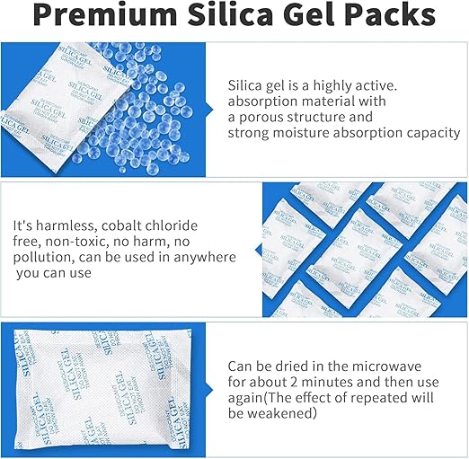 Moisture Absorbers, Silica Gel Packets, 20 Gram - Image 2
