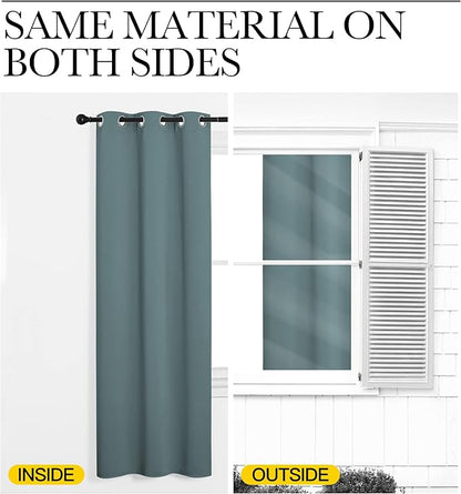 NICETOWN Door Screen Cover for Air Conditioner Room, Insulated Faux Accordion - Image 6