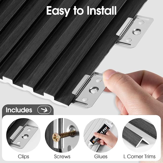 96 * 6 8-Pack WPC Solid Interlocking Grille - Image 2