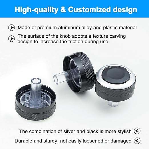 TOPINSTALL Custom 3PCS AC Climate Control Switch Knobs Compatible - Image 6