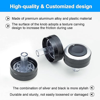 TOPINSTALL Custom 3PCS AC Climate Control Switch Knobs Compatible - Image 6