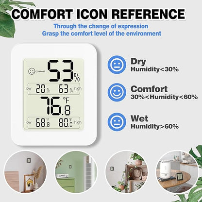 Digital Hygrometer with Max and Min Records 10s Fast Refresh Accurate - Image 3