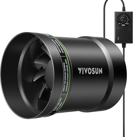 VIVOSUN 6” Inline Booster Duct Fan by VIVOSUN