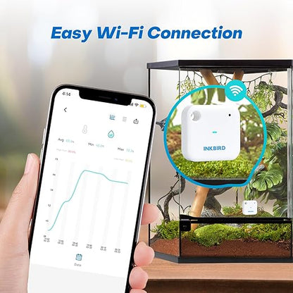 INKBIRD WiFi Thermometer Hygrometer Monitor, Smart Temperature Humidity Sensor - Image 8