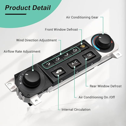 79600-S84-A01ZA Heater Climate Control Switch Compatible - Image 6