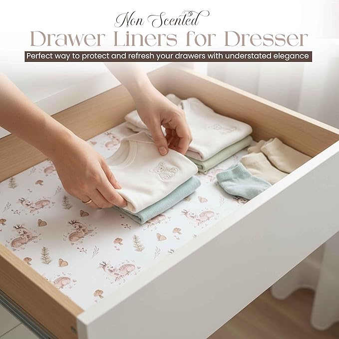 8X Non Scented Drawer Liners for Dresser - Image 2