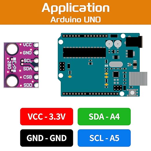 4pcs BME280 3.3V Sensor Module GY-BME280-3.3 Atmospheric Pressure Sensor - Image 4