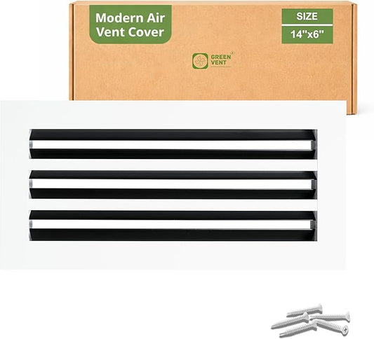 Modern Air Vent Cover 14x6 by GREENVENT