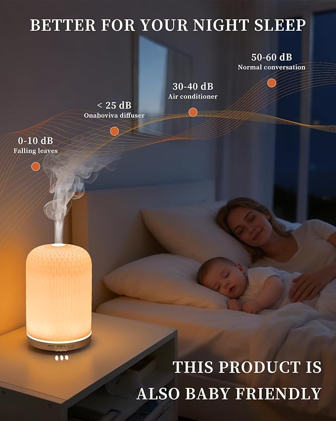 Essential Oil Diffuser for Home, 120ML Diffusers for Essential Oils Large Room - Image 4