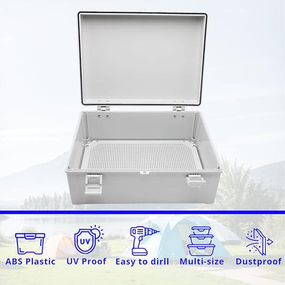 MAKERELE Outdoor electrical Box Weatherproof Includes Internal Mounting Panel - Image 6