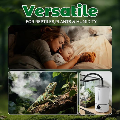 Humidifier for plants, Reptile fogger, Dual Tank Mode & Dual Probes - Image 2