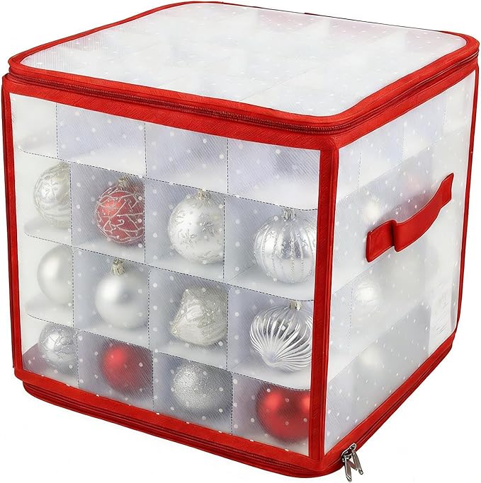 Ornament Organizer Storage Box | Space-Saving Decoration Container by Unknown