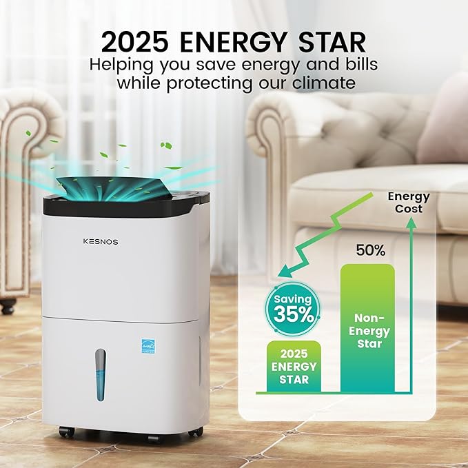 Kesnos 120 Pints 2025 Energy Star Dehumidifier - Image 2
