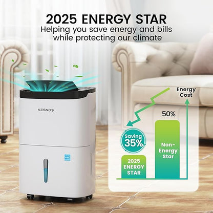 Kesnos 150 Pints 2025 Energy Star Dehumidifier - Image 2