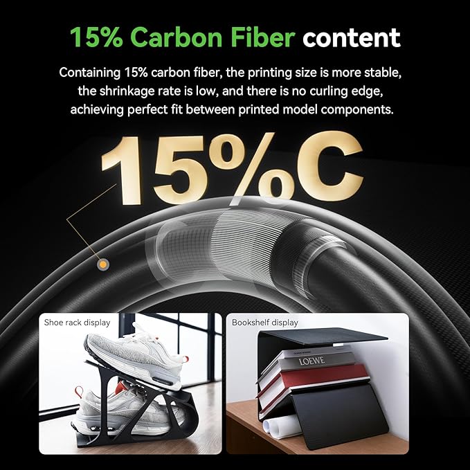Creality PPA-CF 3D Printer Filament, High-Performance Nylon - Image 2