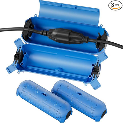 Flemoon Outdoor Extension Cord Cover, IPX4 Waterproof Box and Safety Housing by FLEMOON