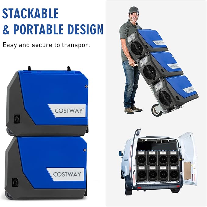 COSTWAY 180 PPD Crawl Space Dehumidifier - Image 9