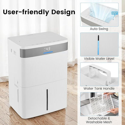 COSTWAY 5500 Sq.Ft Dehumidifier - Image 7