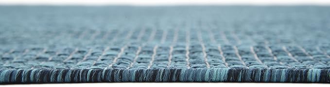 Unique Loom Collection Casual Transitional Solid Heathered Indoor/Outdoor - Image 9
