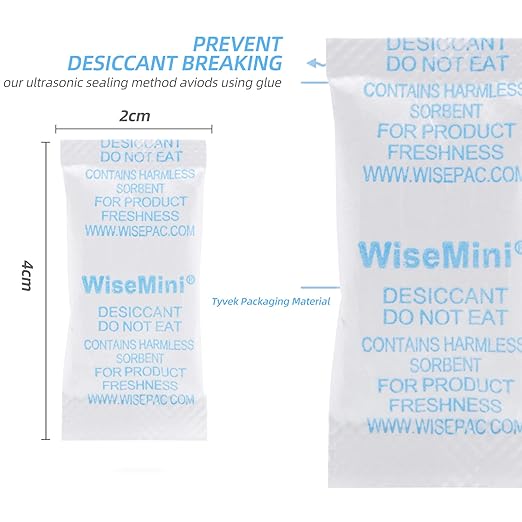 1 Gram 100 Packs Silica Gel Packets, Silica Packets, Food Grade Dessicant - Image 3