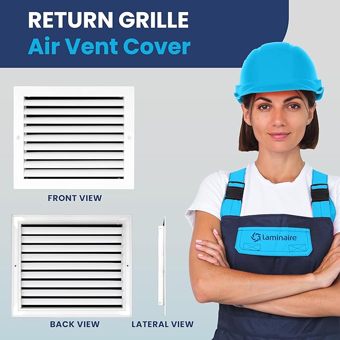 12x10 Inch Air Return Vent Cover Decorative – Premium Aluminum AC Vent Cover - Image 2