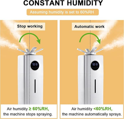 Commercial Industrial Humidifier Whole House Humidifier 6Gals Water Tank Max - Image 4