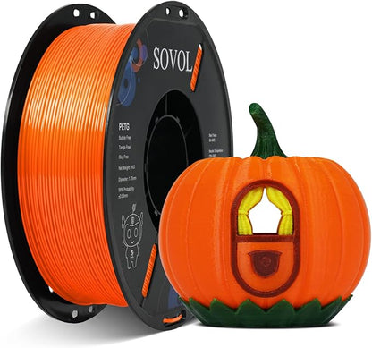 Sovol 3D Printer PETG Filament 1.75mm 1KG, High Precision, Strong Toughness by Sovol